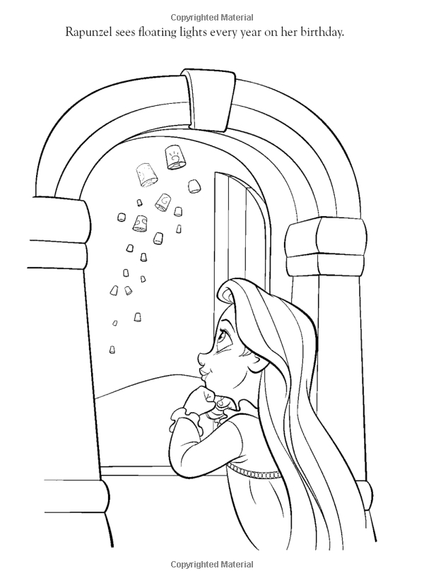 600x825 The Best Disney Tangled Rapunzel Coloring Pages Disney Tangled
