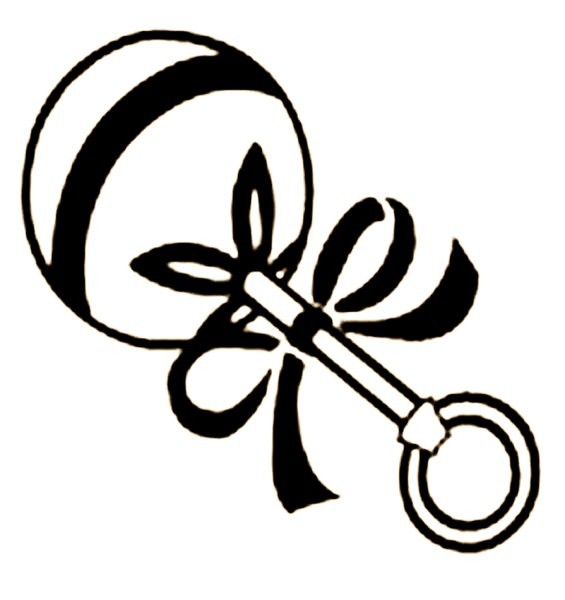 565x600 Baby Rattle Drawing Tattoos Tattoo, Tattoo Art