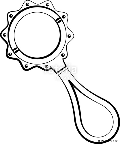 416x500 Baby Rattle Icon Stock Image And Royalty Free Vector Files