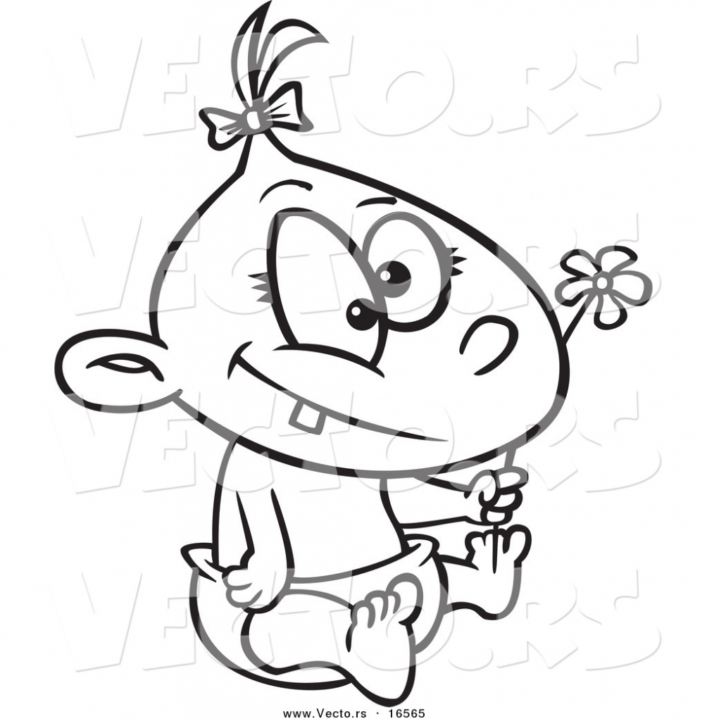 1004x1024 Cartoon Drawing Of A Baby