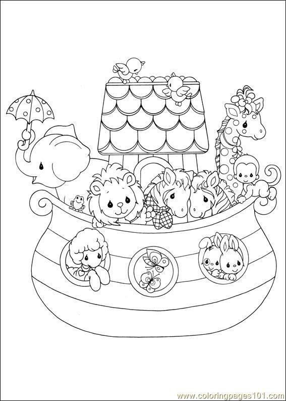 567x794 Free Children Coloring Pages Of Noah Ark Baby Room