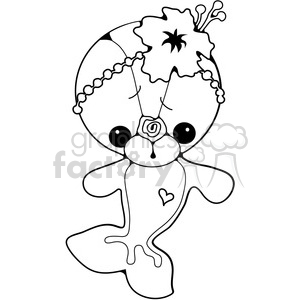 300x300 Royalty Free Baby Harp Seal 387219 Vector Clip Art Image