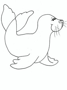 236x314 Baby Seal Coloring Page Projects To Try Baby Seal