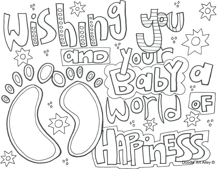 736x568 Ideal Baby Shower Coloring Pages Online Amusing For Download