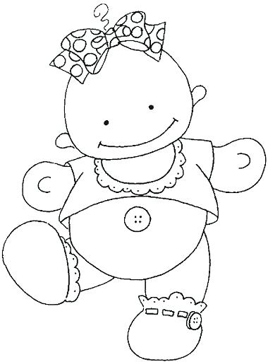 380x512 Baby Shower Coloring Book Pages Girl Picture For To Color Her New