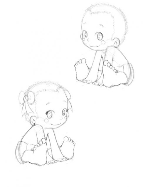 Baby Shower Drawing at GetDrawings | Free download