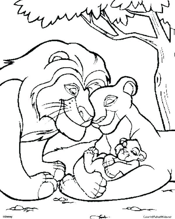 600x753 Simba Coloring Page The Lion King Coloring Pages Page Picture