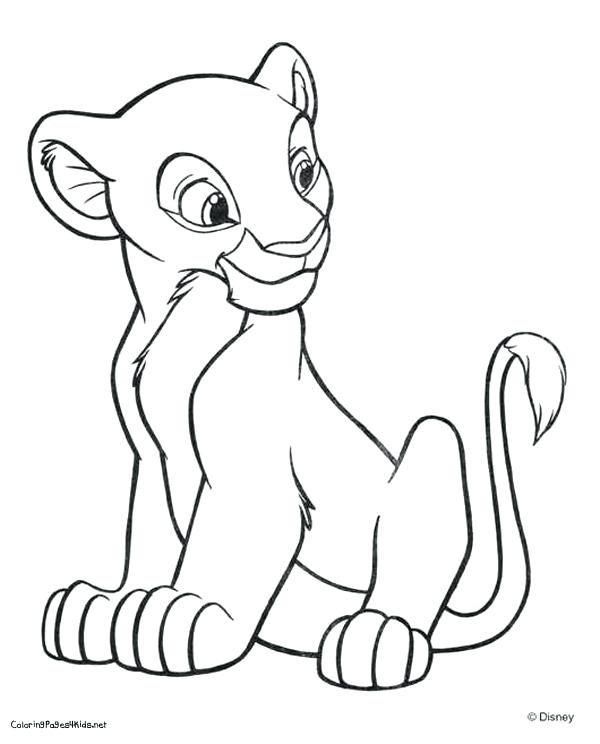 600x744 Simba Coloring Pages Lion King Coloring Pages Free Printable
