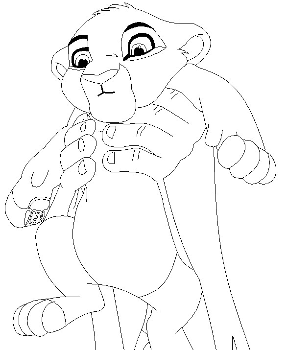 588x715 Baby Simba Template By Transformersfan999