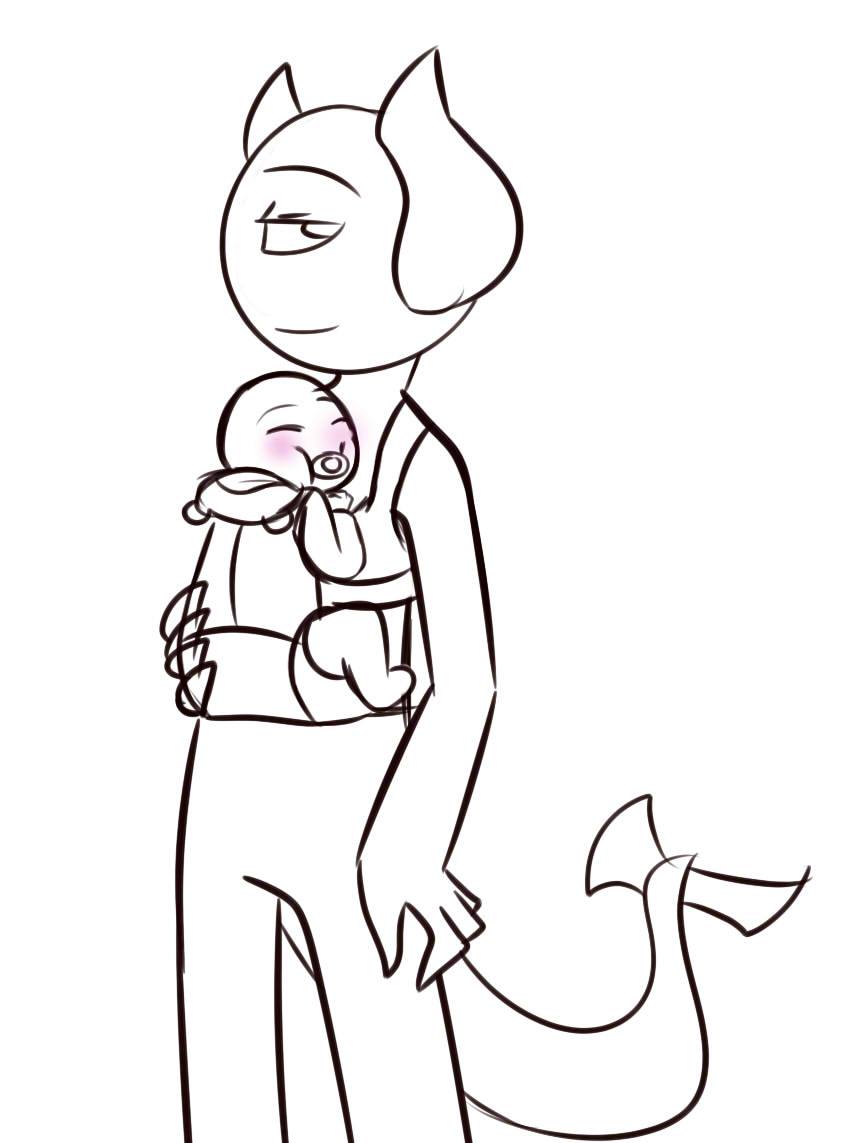 864x1143 Babysitting By Lixdhedgehog