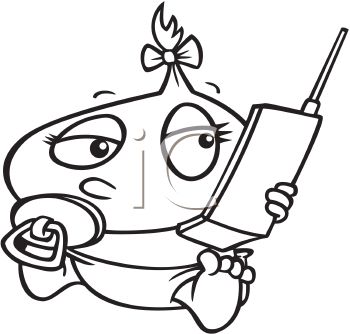 350x334 Royalty Free Clip Art Image Picture Of A Cute Baby Sitting Down