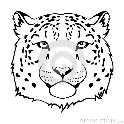 400x400 Snow Leopard Clipart