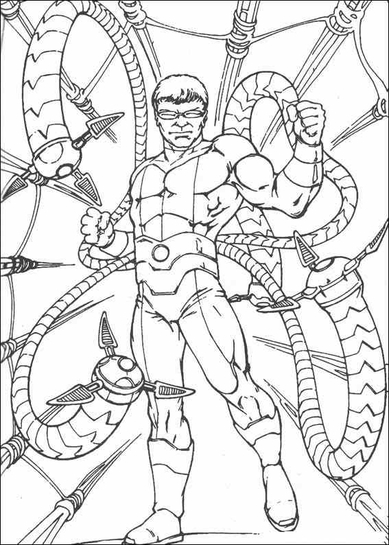567x794 Spiderman 070 Coloring Page