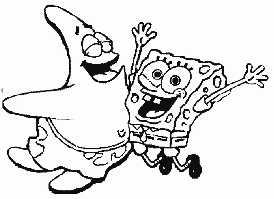 1080x785 Perfect Baby Spongebob Coloring Pages 20 In Free Colouring Pages