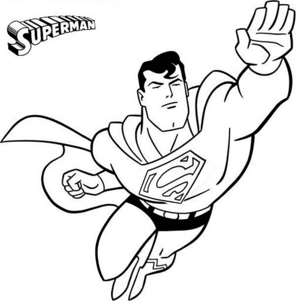 944x960 Baby Superman Coloring Pages Fresh Superman Coloring Page