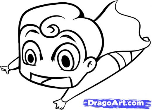 520x377 Baby Superman Drawing Clipart Panda