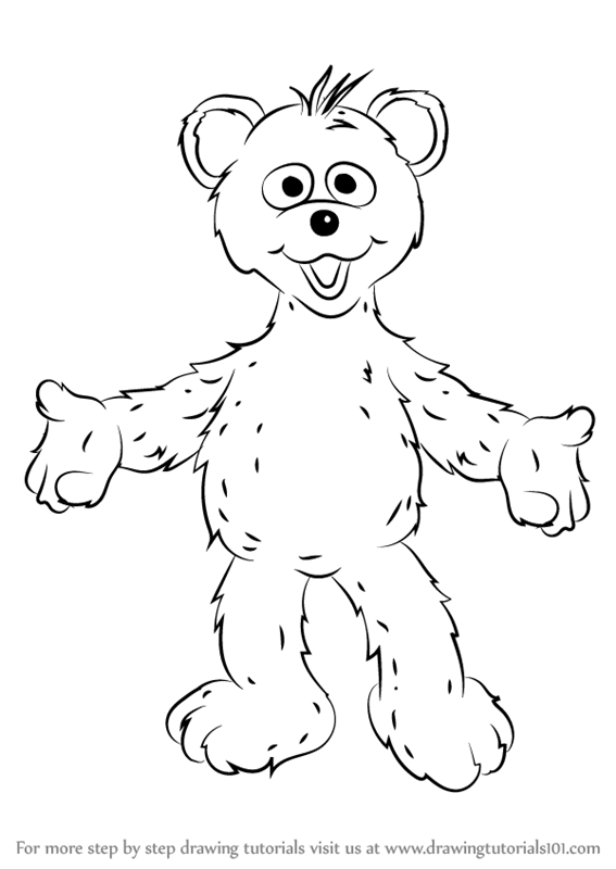 567x800 Learn How To Draw Baby Bear From Sesame Street (Sesame Street