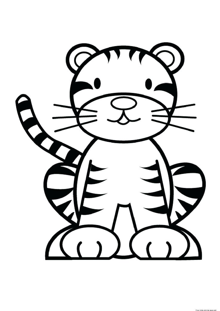 736x1041 Spectacular Surprising Baby Tiger Coloring Page Fee Start Them Off