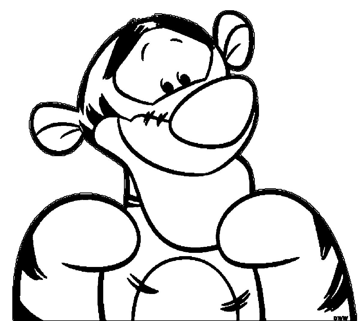 1203x1069 Baby Pooh And Tigger Coloring Pages Coloring Pages