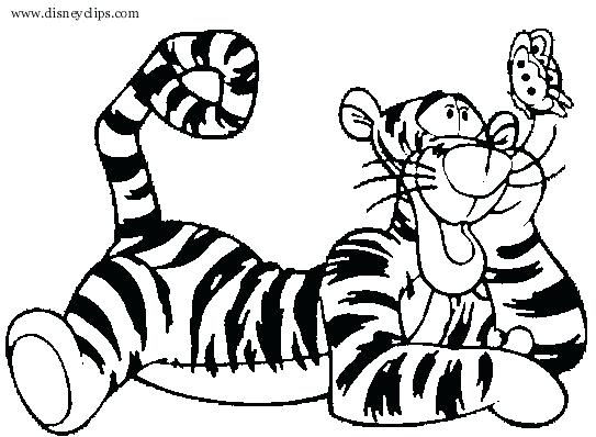 543x398 Tigger Birthday Coloring Pages Drawing For Kids Daily News Free N