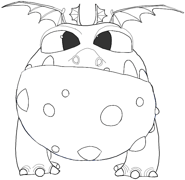 620x603 How To Draw Baby Gronckle From How To Train Your Dragon 2 In Easy