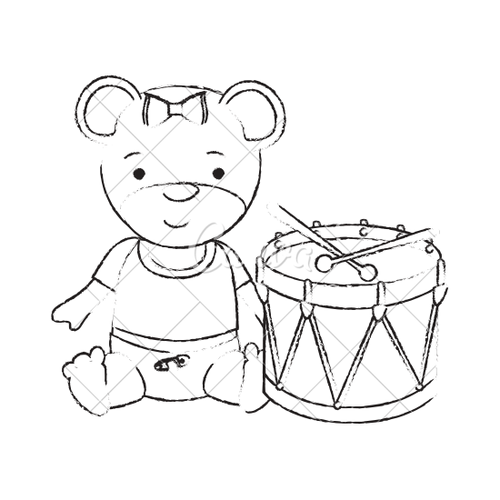550x550 Baby Toys Sketch