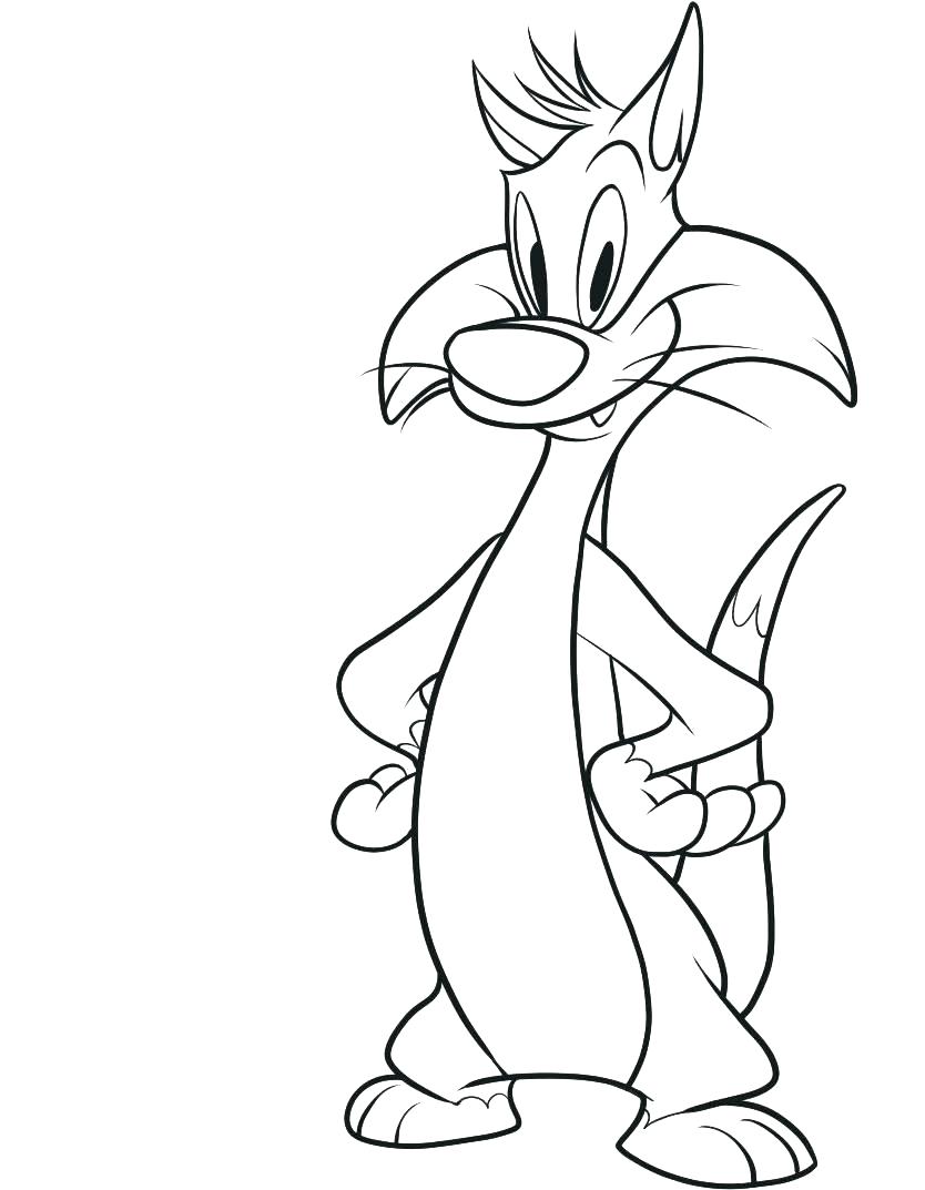 834x1073 Coloring Looney Tunes Christmas Coloring Pages Cartoon Excellent