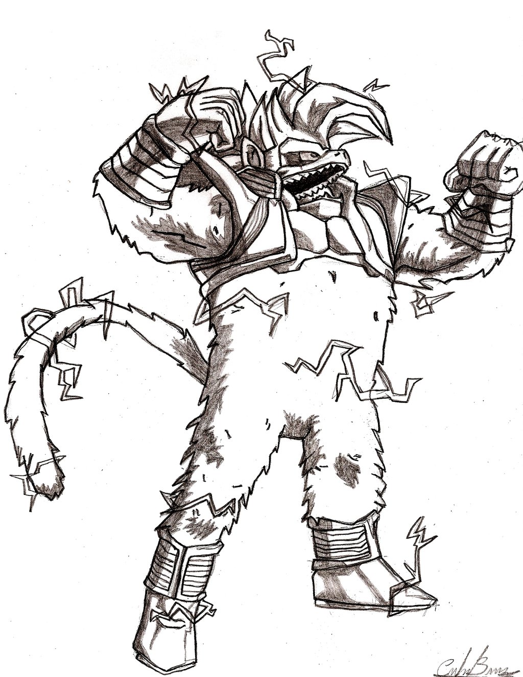 1024x1324 Baby Vegeta Ozaru By Solrac23x