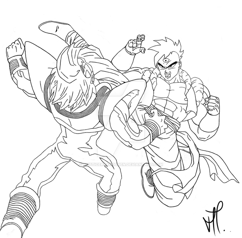 800x788 Uubshinhan Vs Vegeta Baby Line By Mysticerlangshen