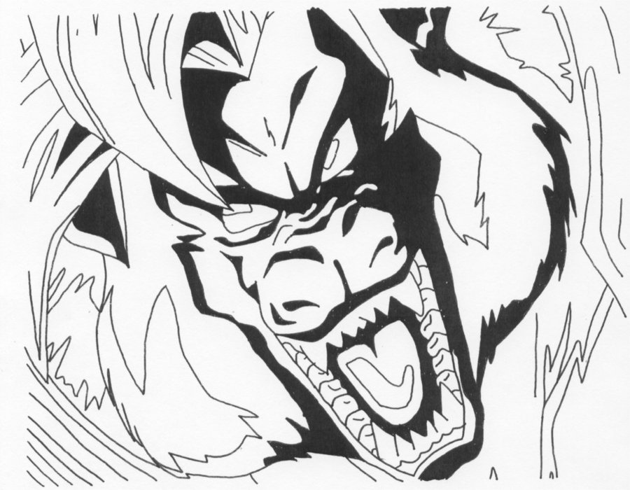 900x700 Baby Vegeta Growling By Stonegate