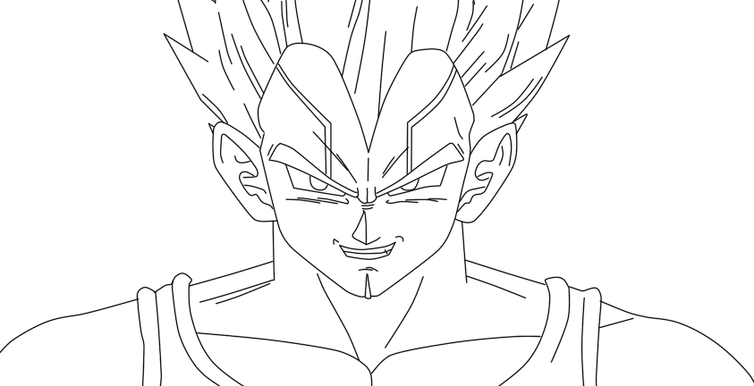 Baby Vegeta Drawing at GetDrawings | Free download