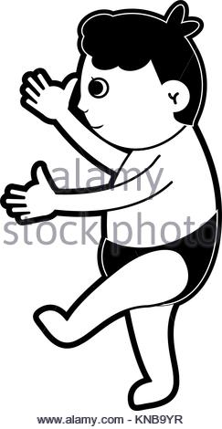 243x470 Cute Baby Walking Stock Vector Art Amp Illustration, Vector Image