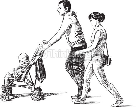 467x366 Image Result For Drawing Family Walking Tablolar