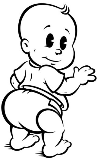 Baby Walking Drawing at GetDrawings | Free download