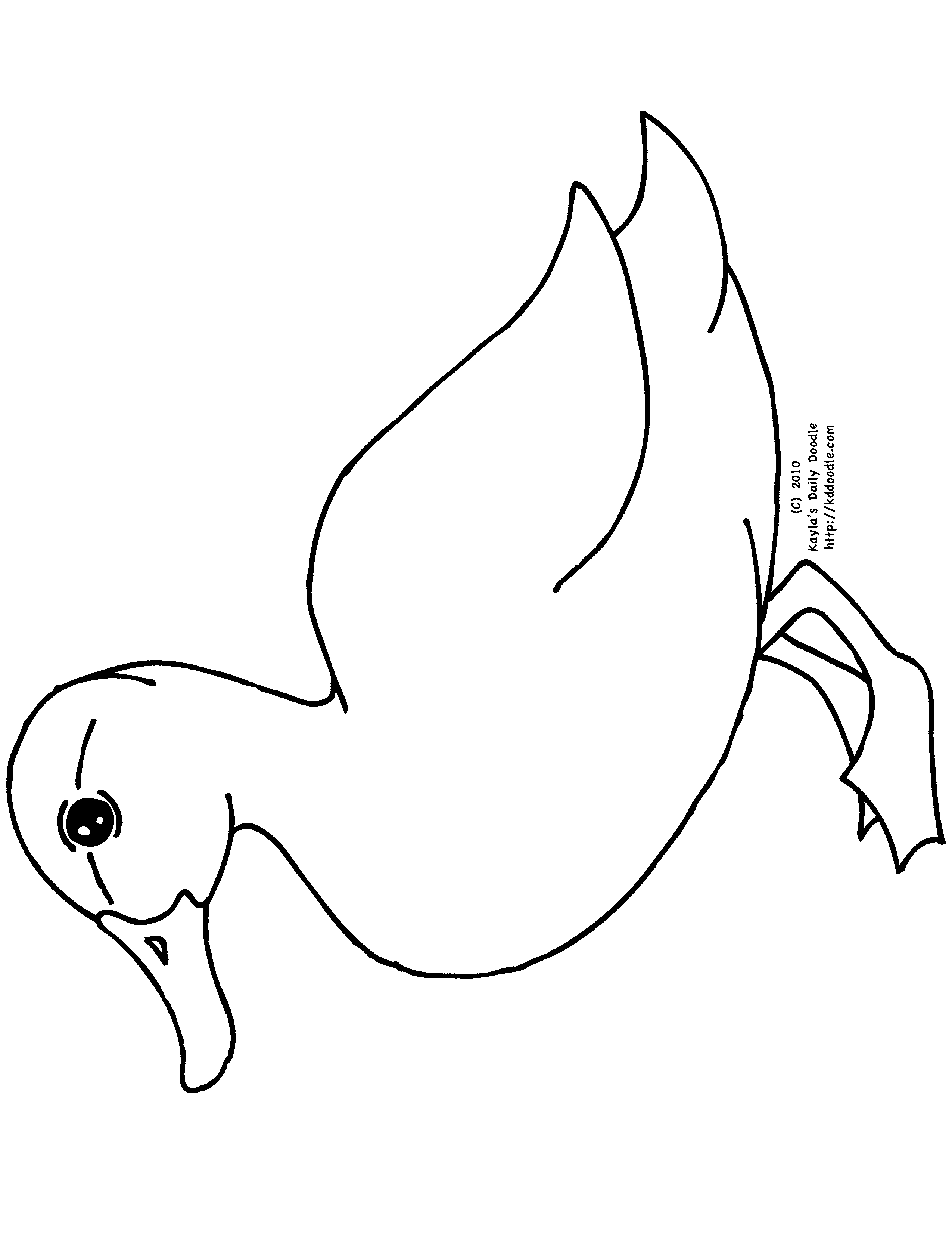 2550x3300 Simple Drawing Of A Duck Free Coloring Pages Of Baby Birds In Nest