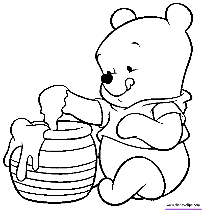 Baby Winnie The Pooh Drawing at GetDrawings | Free download