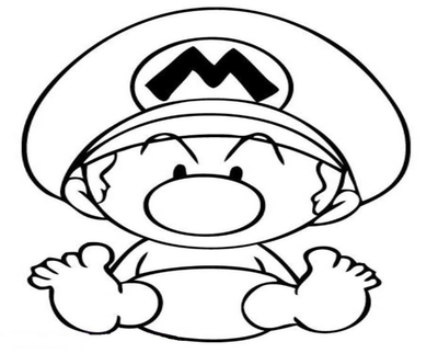 400x322 All Mario Characters Coloring Pages Super Pictures