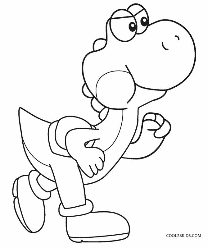 670x798 Printable Yoshi Coloring Pages For Kids Cool2bkids