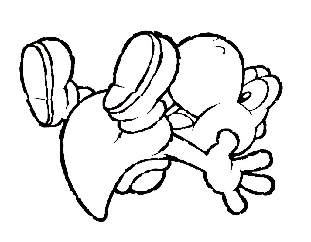 1024x795 Yoshi Coloring Pages Bebo Pandco