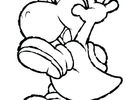 440x330 Yoshi Coloring Pages To Print Free Printable Coloring Pages