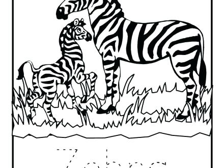 440x330 Coloring Pages Of Zebras Synthesis.site
