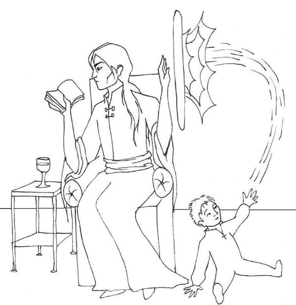 600x619 Akkarin Babysitting D By 0palesque