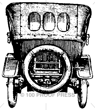 389x450 3046 Back Of Old Car