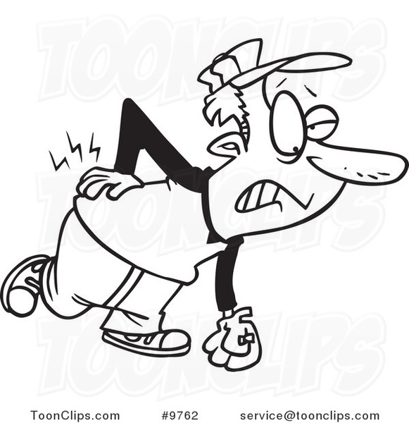 581x600 Cartoon Black And White Line Drawing Of A Baseball Player