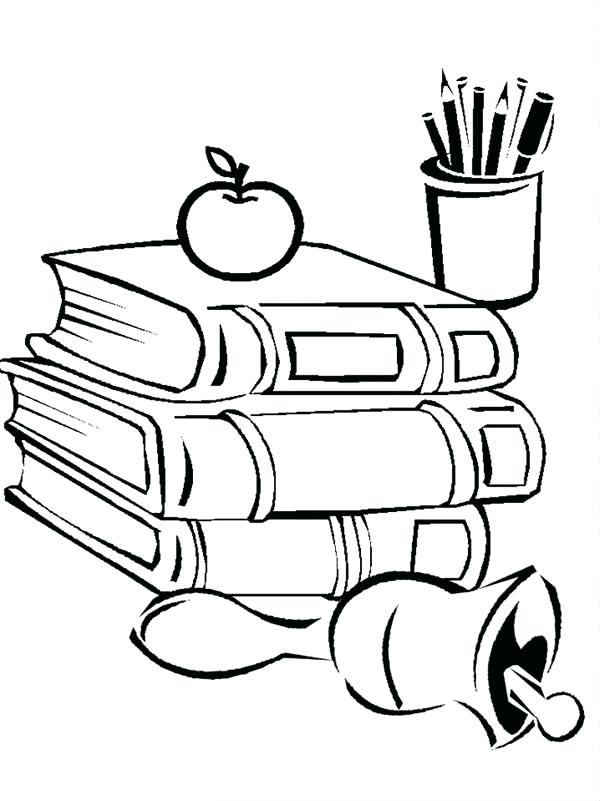 600x801 Back To School Pictures To Color Coloring Pages For Back To School