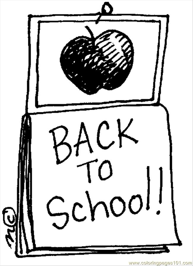 650x897 Back To School Coloring Page