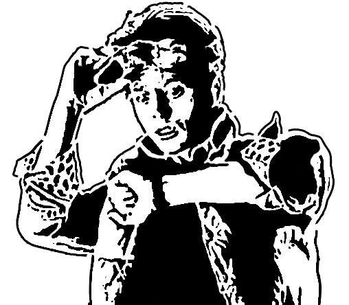 508x444 Back To The Future Stencil By Glitchintexas