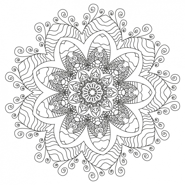 626x626 Mandala Background Design Vector Free Download