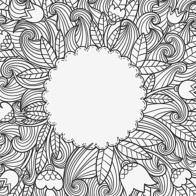 650x650 Hand Drawn Sketch Flowers Background, Hand Painted, Sketch