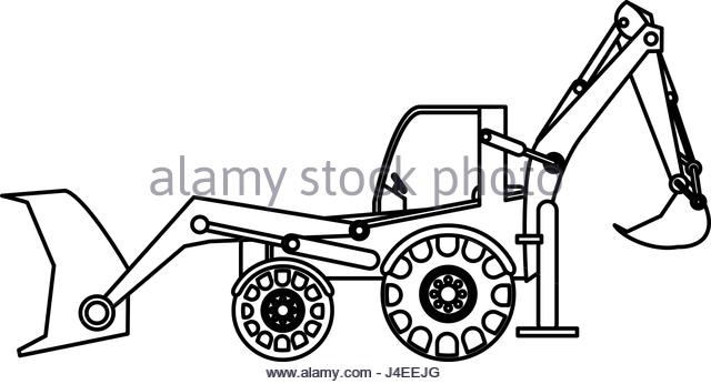 640x346 Excavator Black And White Stock Photos Amp Images